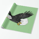 Search for eagles wrapping paper Flying