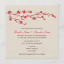 Search for cherry tree wedding invitations Watercolor