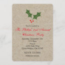 Search for holly christmas invitations Berry
