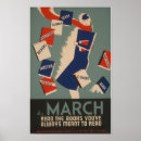 Search for march posters Vintage