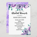 Search for purple rose bridal shower invitations Roses