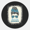 Search for hair in bun stickers Awareness