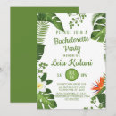 Search for hawaiian hens party invitations Botanical