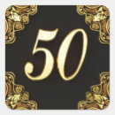 Search for gold 50th anniversary stickers Birthday