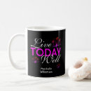 Search for live well mugs Typography
