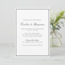 Search for all black wedding invitations Classic