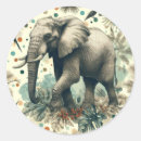 Search for elephant painting stickers Wildlife