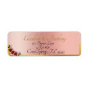 Search for romantic script return address labels Contemporary
