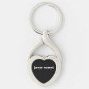 Search for twisted heart key rings White
