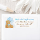 Search for birth announcement return address labels Watercolor