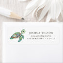 Search for baby turtle return address labels Whale