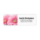 Search for gerbera return address labels Pink