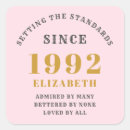 Search for grey square stickers Gold