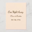 Search for rehearsal dinner postcards The night before