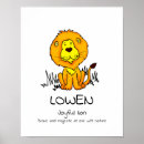 Search for lion kids posters Yellow