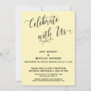 Search for pale yellow wedding invitations Simple