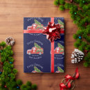 Search for truck christmas wrapping paper Navy blue