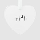 Search for heartbeat christmas tree decorations Dog