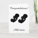 Search for birth twins congratulations cards New parents