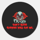 Search for creepy clown stickers Scary
