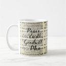 Search for peace on earth coffee mugs Christian