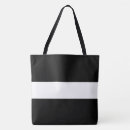Search for black and white stripes tote bags Classic