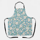 Search for blue swirl aprons Pattern