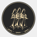 Search for black angel stickers Gold