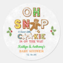 Search for gingerbread baby shower stickers Festive