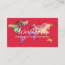 Search for globe business cards Travel