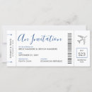Search for ticket wedding invitations travel