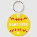 Search for yellow softball key rings Player