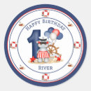 Search for nautical 1st birthday stickers Ocean