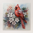 Search for cardinal bird puzzles Red