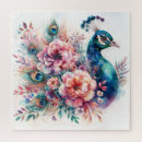Search for peacock puzzles Floral