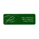 Search for green graduation return address labels Modern