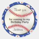 Search for baseball party stickers Player