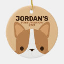 Search for corgi christmas tree decorations Cartoon