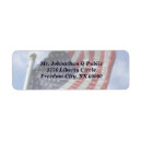 Search for us flag return address labels Stars and stripes