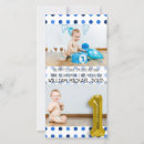 Search for boys 1st birthday thank you cards First
