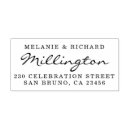 Search for couple address rubber stamps Names
