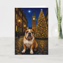 Search for english christmas cards Bulldog