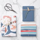Search for ocean life wrapping paper Seashells