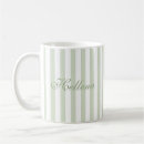 Search for green stripe mugs Vintage