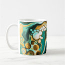 Search for turquoise and white mugs Modern