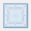 Search for blue snowflake magnets Elegant
