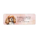 Search for cavalier king charles spaniel return address labels Blenheim