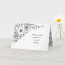 Search for doodle flower cards Black and white