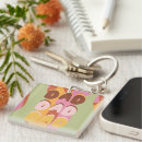 Search for retro pattern key rings Groovy