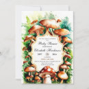 Search for mushroom baby shower invitations Cottagecore